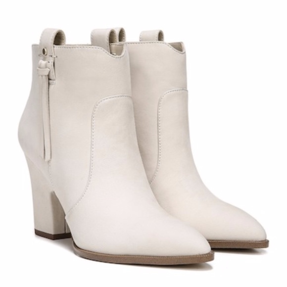 Sam Edelman Shoes - Sam Edelman Niomi Ivory Block Heel Booties